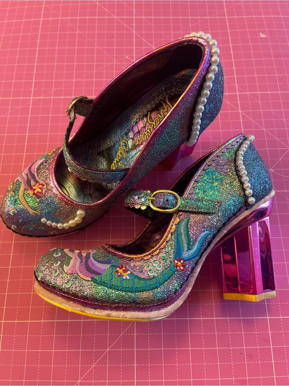 NWOB Irregular Choice mermaid heels size 38